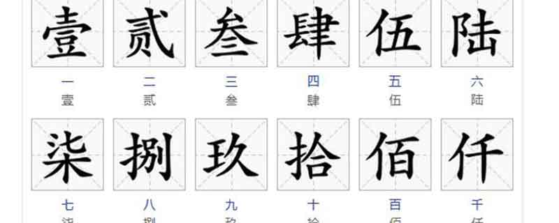 一到十大写怎么写(大写数字一到十怎么写？)