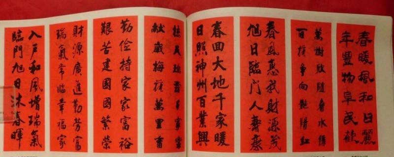 春联的特点(20幅春联并分析其特点)